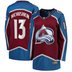 Women’s Colorado Avalanche Valeri Nichushkin Fanatics Branded Burgundy Home Breakaway Player Jersey