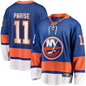 Men’s New York Islanders Zach Parise Fanatics Branded Royal Home Breakaway Player Jersey