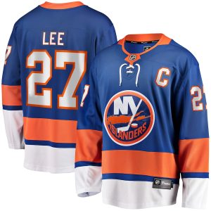 Men’s New York Islanders Anders Lee Fanatics Branded Royal Home Captain Patch Breakaway Player Jersey