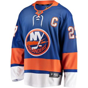 Men’s New York Islanders Anders Lee Fanatics Branded Royal Home Captain Patch Breakaway Player Jersey