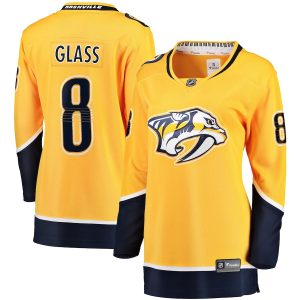 Women’s Nashville Predators Cody Glass Fanatics Branded Gold Home Breakaway Player Jersey