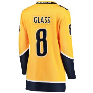 Women’s Nashville Predators Cody Glass Fanatics Branded Gold Home Breakaway Player Jersey