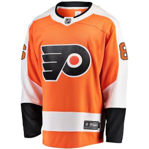 Men’s Philadelphia Flyers Joel Farabee Fanatics Branded Orange Home Team Breakaway Player Jersey