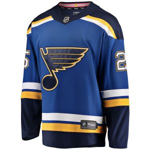 Men’s St. Louis Blues Jordan Kyrou Fanatics Branded Blue Home Team Breakaway Player Jersey