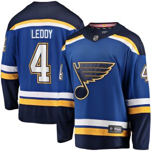 Men’s St. Louis Blues Nick Leddy Fanatics Branded Blue Home Breakaway Player Jersey