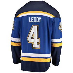 Men’s St. Louis Blues Nick Leddy Fanatics Branded Blue Home Breakaway Player Jersey