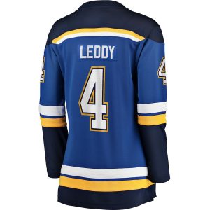 Women’s St. Louis Blues Nick Leddy Fanatics Branded Blue Home Breakaway Player Jersey