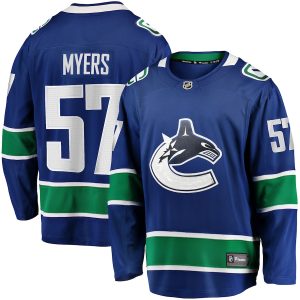 Men’s Vancouver Canucks Tyler Myers Fanatics Branded Blue Home Breakaway Player Jersey