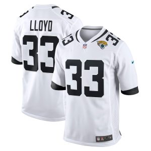 Men’s Jacksonville Jaguars Devin Lloyd Nike White Away Game Player Jersey