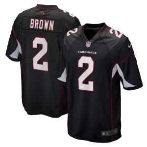 Men’s Arizona Cardinals Marquise Brown Nike Black Alternate Game Player Jersey