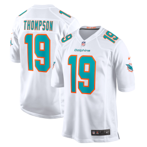 Men’s Miami Dolphins Skylar Thompson Nike White Game Player Jersey