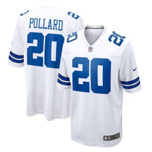 Men’s Dallas Cowboys Tony Pollard Nike White Game Player Jersey