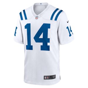 Men’s Indianapolis Colts Alec Pierce Nike White Away Game Player Jersey