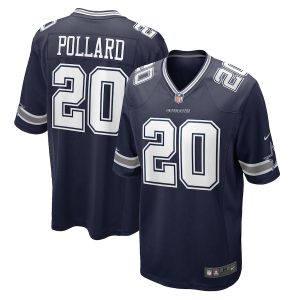 Men’s Dallas Cowboys Tony Pollard Nike Navy Game Player Jersey