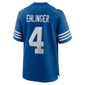 Men’s Indianapolis Colts Sam Ehlinger Nike Blue Game Player Jersey