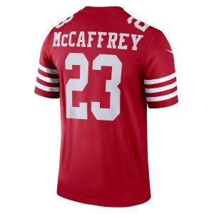 Men’s San Francisco 49ers Christian McCaffrey Nike Scarlet Legend Jersey