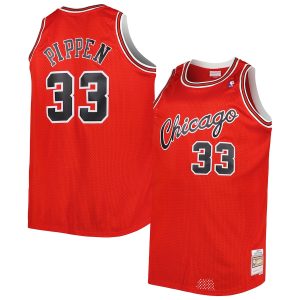 Men’s Chicago Bulls Scottie Pippen Mitchell & Ness Red Big & Tall Hardwood Classics 2003/04 Swingman Jersey