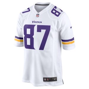 Men’s Minnesota Vikings Nike White Game Player Jersey