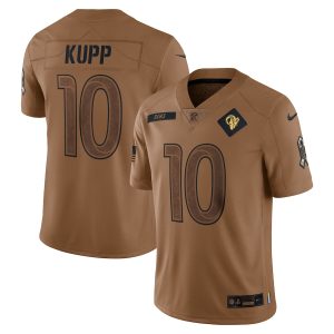 Men’s Los Angeles Rams Cooper Kupp Nike Brown 2023 Salute To Service Limited Jersey