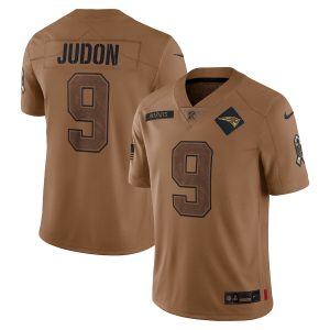 Men’s New England Patriots Matthew Judon Nike Brown 2023 Salute To Service Limited Jersey