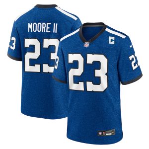 Men’s Indianapolis Colts Kenny Moore II Nike Royal Indiana Nights Alternate Game Jersey