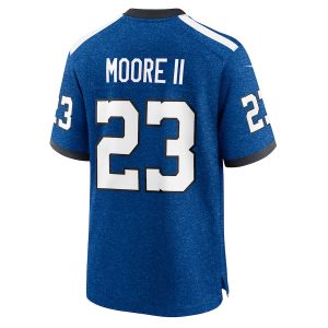 Men’s Indianapolis Colts Kenny Moore II Nike Royal Indiana Nights Alternate Game Jersey