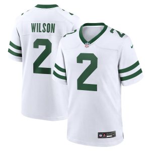 Men’s New York Jets Zach Wilson Nike Spotlight White Alternate Game Jersey