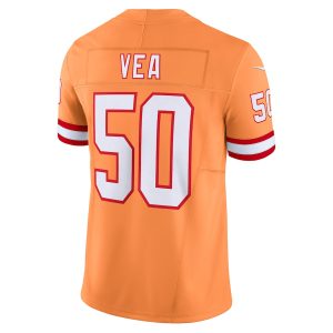 Men’s Tampa Bay Buccaneers Vita Vea Nike Orange Vapor F.U.S.E. Limited Jersey