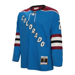 Men’s Colorado Avalanche Nathan MacKinnon Mitchell & Ness Blue 2013/14 Blue Line Player Jersey