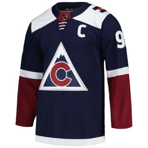 Men’s Colorado Avalanche Gabriel Landeskog adidas Navy Alternate Primegreen Authentic Player Jersey