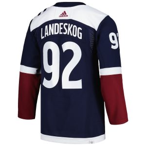 Men’s Colorado Avalanche Gabriel Landeskog adidas Navy Alternate Primegreen Authentic Player Jersey