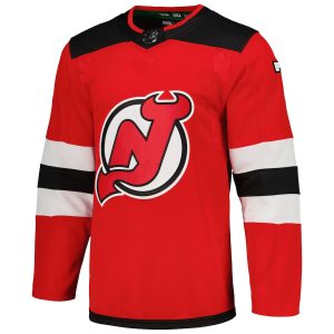 Men’s New Jersey Devils Dougie Hamilton adidas Red Home Primegreen Authentic Player Jersey