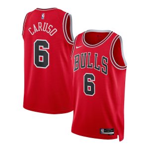 Unisex Chicago Bulls Alex Caruso Nike Red Swingman Jersey – Icon Edition