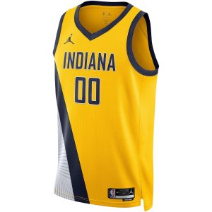 Unisex Indiana Pacers Bennedict Mathurin Jordan Brand Gold Swingman Jersey – Statement Edition