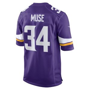 Men’s Minnesota Vikings Nick Muse Nike Purple Home Game Player Jersey