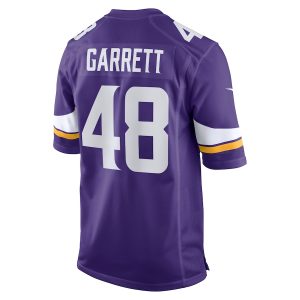 Men’s Minnesota Vikings Chris Garrett Nike Purple Home Game Player Jersey