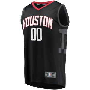 Men’s Houston Rockets Fanatics Branded Black Fast Break Replica Custom Jersey – Statement Edition