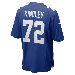 Men’s New York Giants Solomon Kindley Nike Royal Home Game Player Jersey