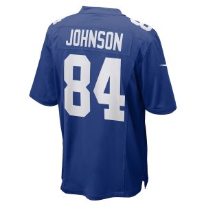 Men’s New York Giants Marcus Johnson Nike Royal Home Game Player Jersey