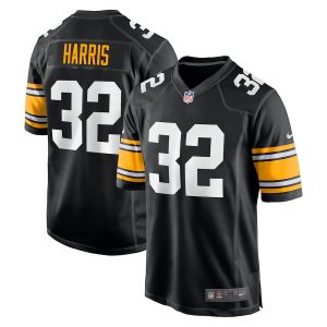 Men’s Pittsburgh Steelers Franco Harris Nike Black Alternate Retired Player Jersey