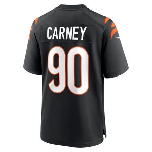 Men’s Cincinnati Bengals Owen Carney Nike Black Home Game Player Jersey