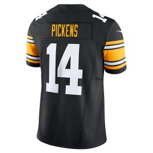 Men’s Pittsburgh Steelers George Pickens Nike Black Vapor F.U.S.E. Limited Jersey
