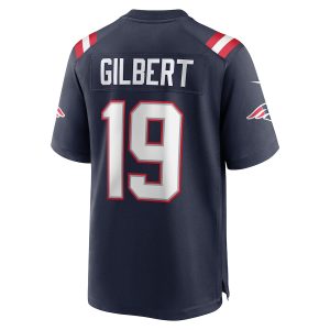 Men’s New England Patriots Garrett Gilbert Nike Navy Home Game Player Jersey