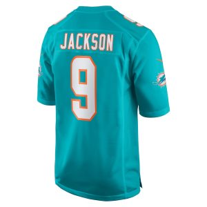 Men’s Miami Dolphins Calvin Jackson Nike Aqua Home Game Player Jersey