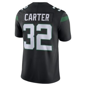 Men’s New York Jets Michael Carter Nike Black Vapor Untouchable Limited Jersey