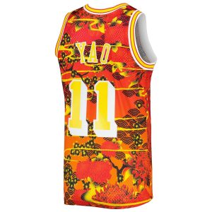 Men’s Houston Rockets Yao Ming Mitchell & Ness Red 2004/05 Hardwood Classics Lunar New Year Swingman Jersey