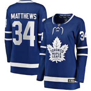 Women’s Toronto Maple Leafs Auston Matthews Fanatics Branded Blue Home Breakaway Jersey