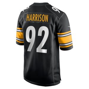 Men’s Pittsburgh Steelers James Harrison Nike Black Retired Game Jersey