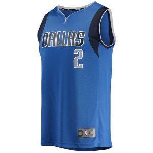 Men’s Dallas Mavericks Kyrie Irving Fanatics Branded Blue Fast Break Replica Jersey – Icon Edition