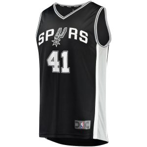 Men’s San Antonio Spurs Gorgui Dieng Fanatics Branded Black Fast Break Player Jersey – Icon Edition